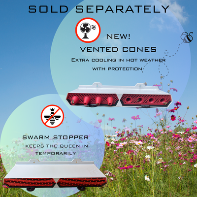MINI ProtectaBEE™ 8-frame Langstroth - All-In-One Adjustable Hive Entrance - PRE-ORDER FOR SPRING 2024